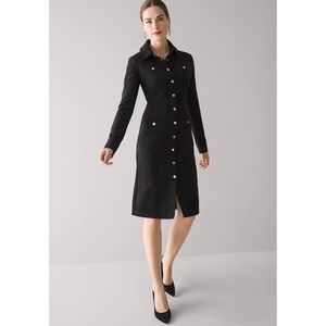Charter Club NWOT Button Down Coat - Black / Gold